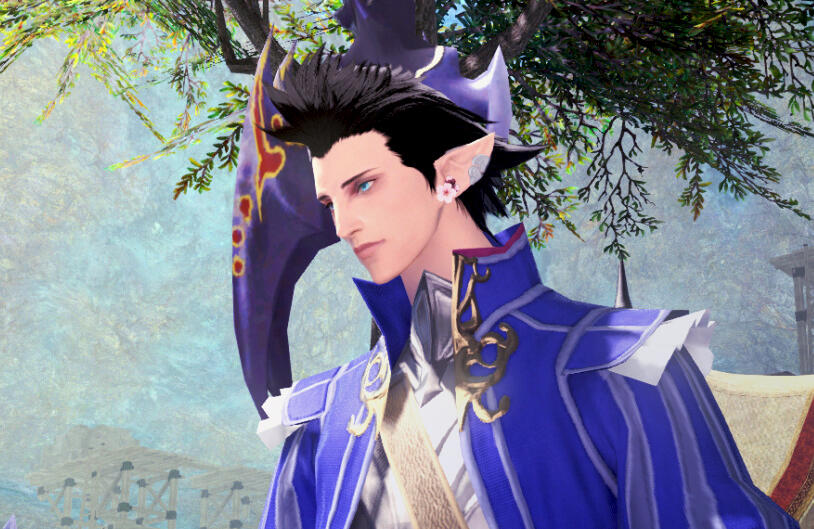 Aidan as an elelzen.